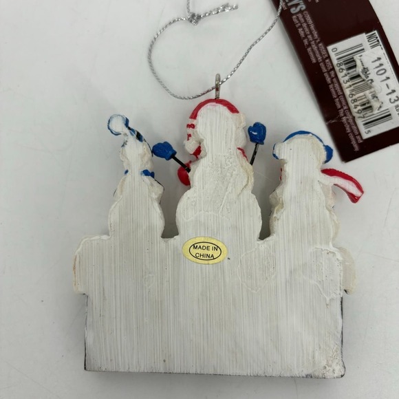 Hershey's Kurt Adler 2009 Ornament Snowmen Hat Scarf Christmas Holiday With Tag - Picture 6 of 7